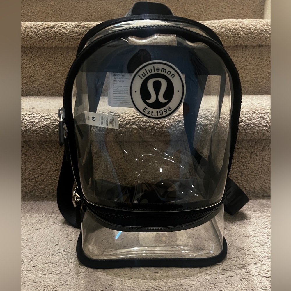 lululemon athletica Black Clear Backpack
